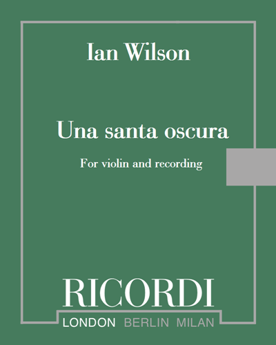 Una santa oscura — Ian Wilson