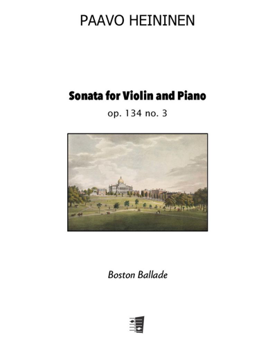 Sonata for Violin and Piano, op. 134 no. 3 — Paavo Heininen