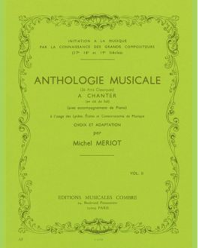 Music Anthology, Vol. 2 — Michel Mériot