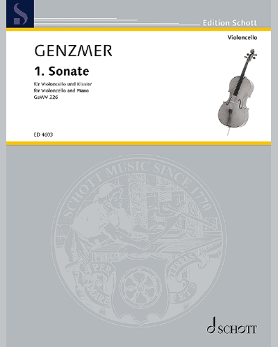 Sonata No. 1, GeWV 226 — Harald Genzmer