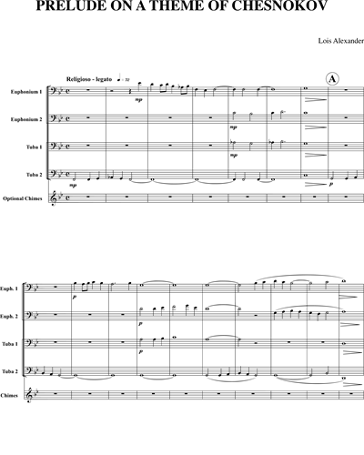 Prelude on a Theme of Chesnokov — Lois Alexander