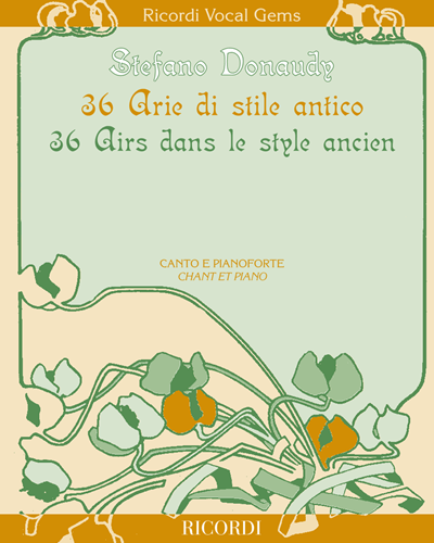 36 Arie di stile antico — Stefano Donaudy
