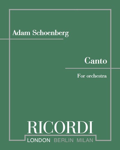 Canto — Adam Schoenberg