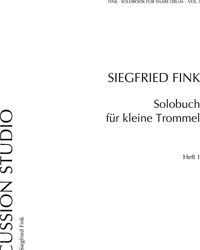 Solobook for Snare Drum, Band 1 — Various