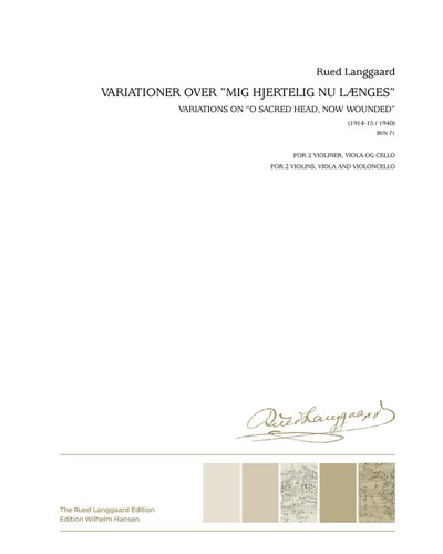 Variationer over "Mig hjertelig nu længes" — 鲁兹·朗高