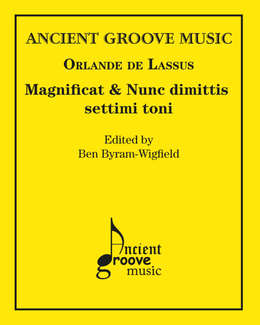 Magnificat & Nunc dimittis settimi toni — 拉索