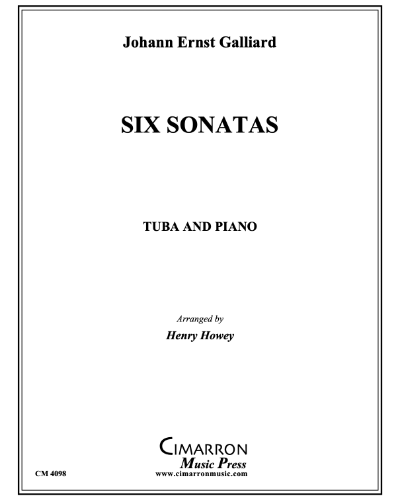 Six Sonatas — Johann Ernst Galliard