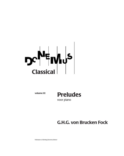 Preludes, Vol. 3 — Gerardus von Brucken Fock