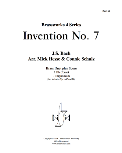 Invention No. 7, BWV 778 — 巴赫