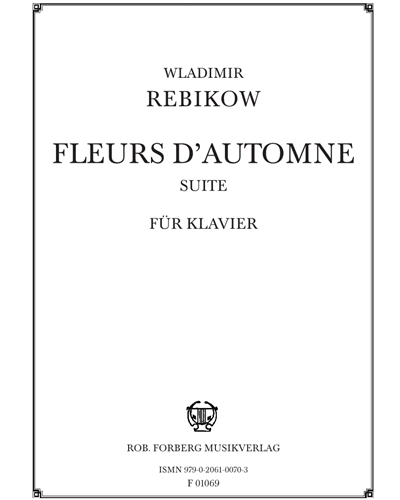 Fleurs d'Automne Suite — Vladimir Rebikov