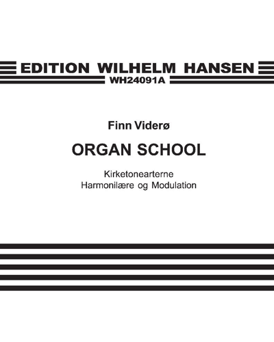 Organ School — Finn Viderø