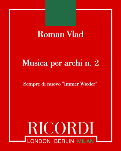 Musica per archi No. 2 — Roman Vlad