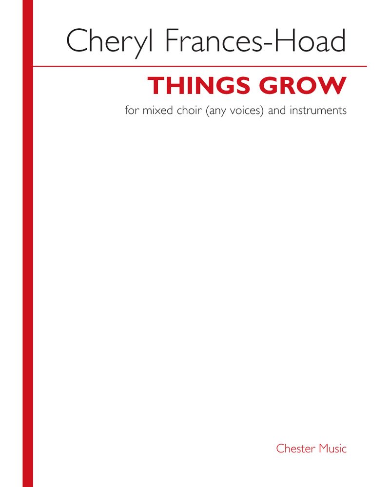 Things Grow — Cheryl Frances-Hoad