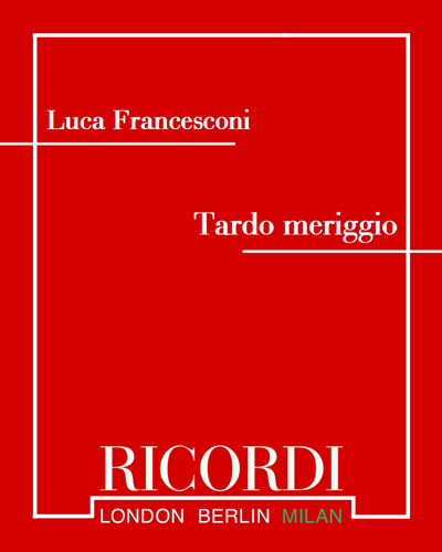 Tardo meriggio — Luca Francesconi