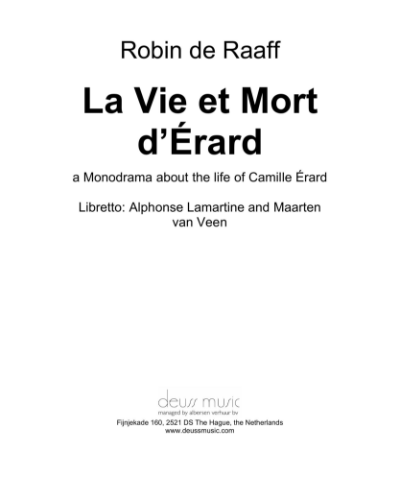 La vie et mort d'Érard — Robin de Raaff