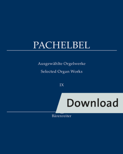 Toccata in C major, Ciacona in D major, Arietta with Variations in F major, 2 Fantasias, 5 Fugues — 帕赫贝尔