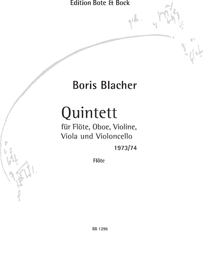 Quintet — Boris Blacher