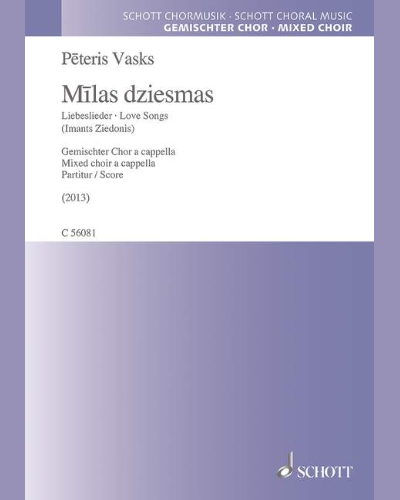 Mīlas dziesmas — 瓦斯克斯