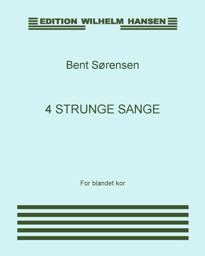 Four Songs (Strunge) — Bent Sørensen
