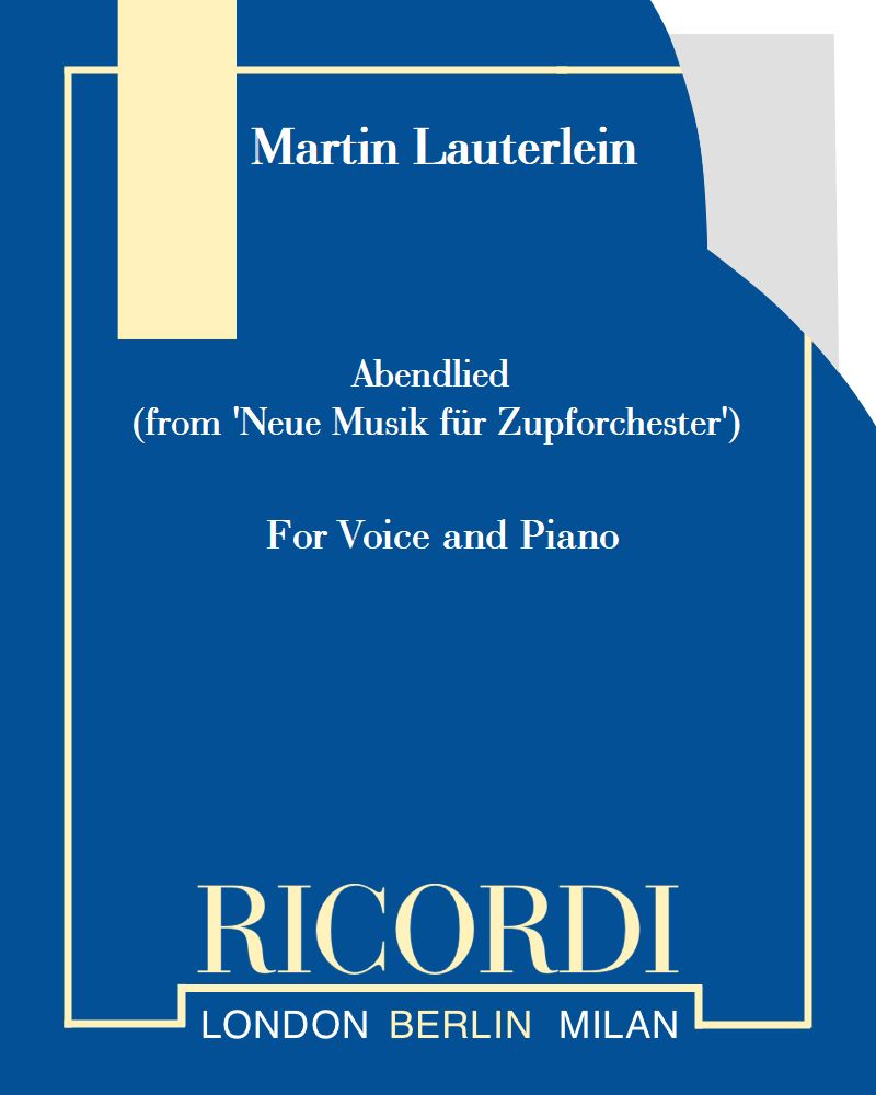 Abendlied (from 'Neue Musik für Zupforchester') — Martin Lauterlein