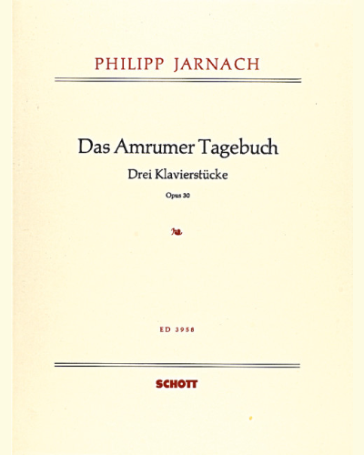 Das Amrumer Tagebuch — Philipp Jarnach