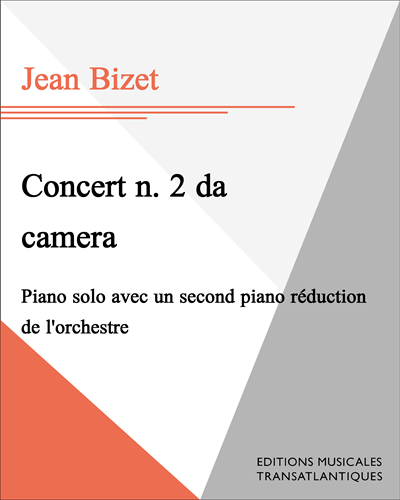 Concert n. 2 da camera — Jean Bizet