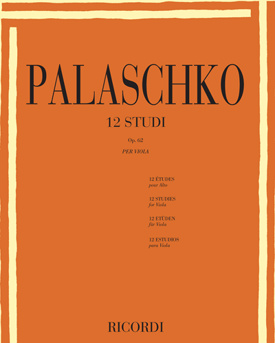 12 Studi Op. 62 — Johannes Palaschko