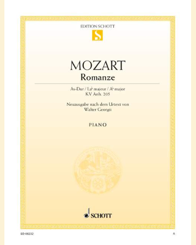 Romance A-flat major — Wolfgang Amadeus Mozart
