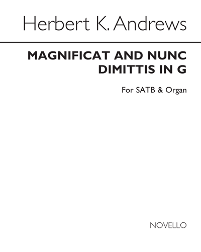 Magnificat and Nunc Dimittis (in G) — Herbert Kennedy Andrews