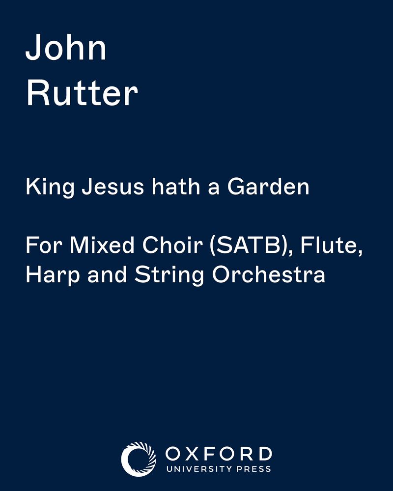 King Jesus hath a Garden — 约翰·拉特