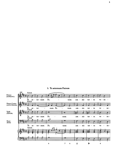 Te aeternum Patrem — 马克-安托万·夏庞蒂埃