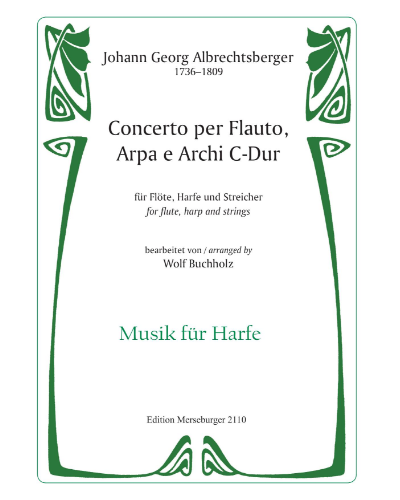 Concerto for Flute and Harp in C major — 阿尔布雷希茨贝格