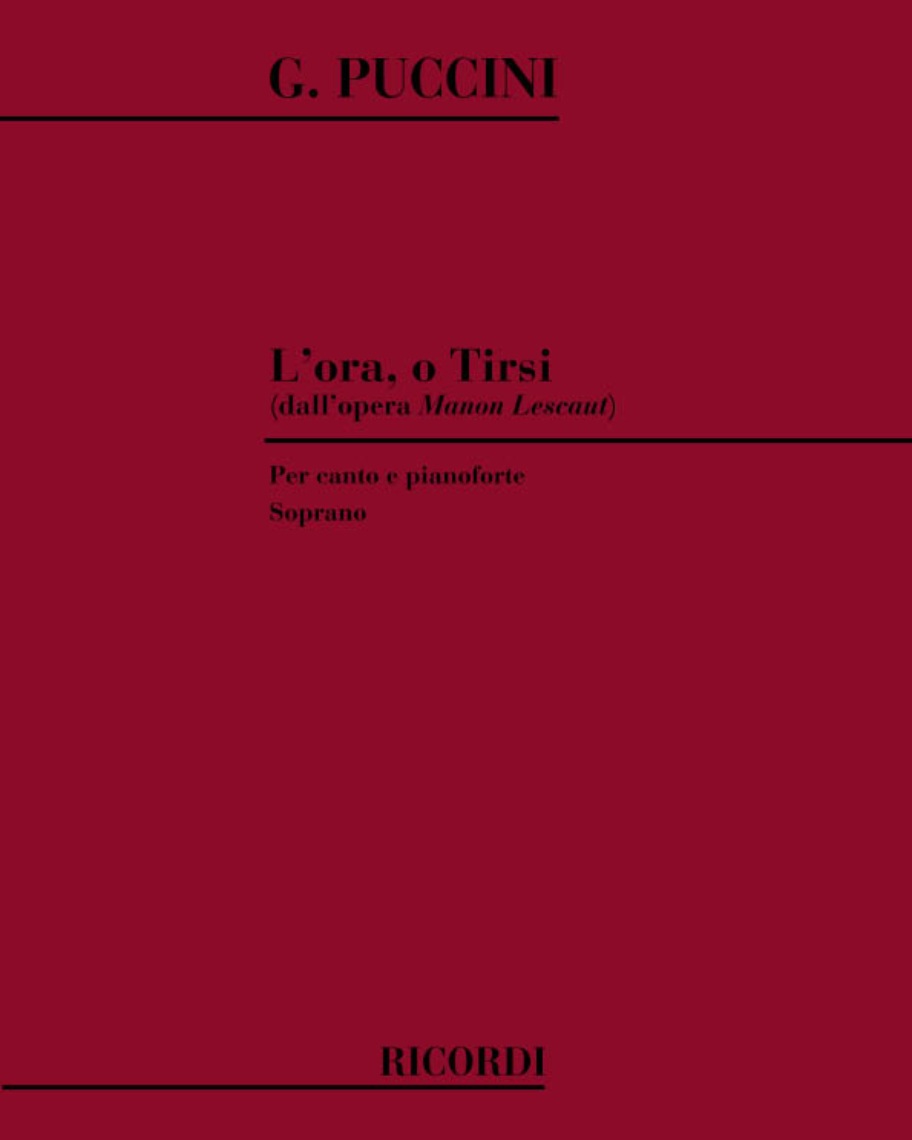 L'ora, o Tirsi (from 'Manon Lescaut') — 普契尼