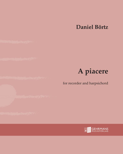 A piacere — Daniel Börtz
