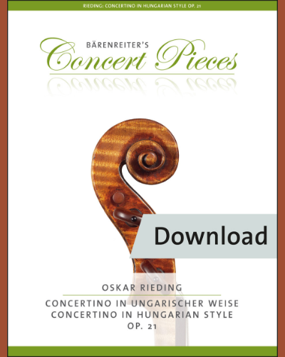 Concertino in Hungarian Style in A minor, op. 21 — 里丁