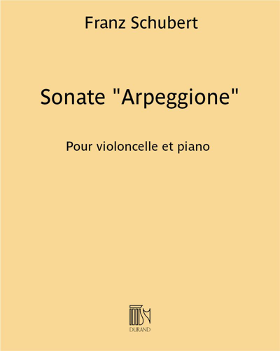 Sonata 'Arpeggione', op. 821 — Franz Schubert