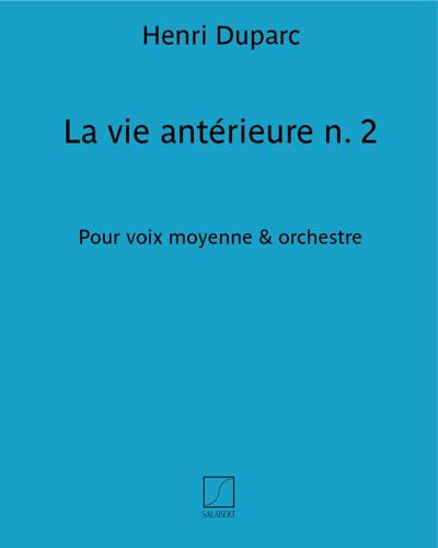 La vie antérieure No. 2 — 迪帕克