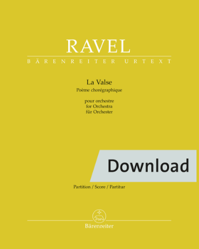 La Valse for Orchestra — 拉威尔