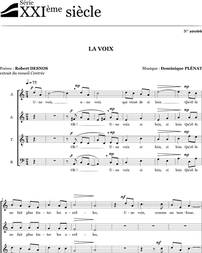 La voix — Dominique Plénant