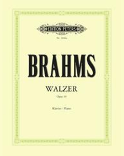 16 Waltzes Op.39 — 勃拉姆斯