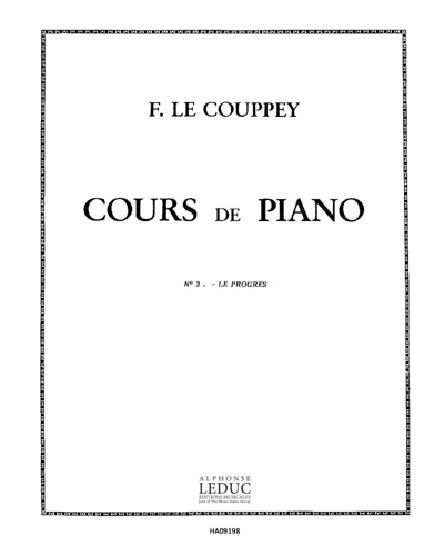 Cours de piano, No. 3 — 勒库佩