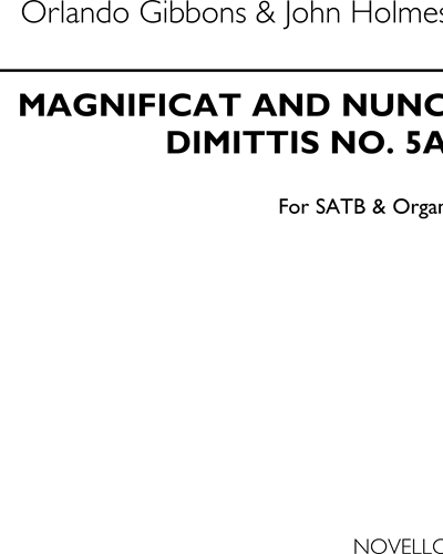 Magnificat and Nunc Dimittis No. 5a — 奥兰多·吉本斯
