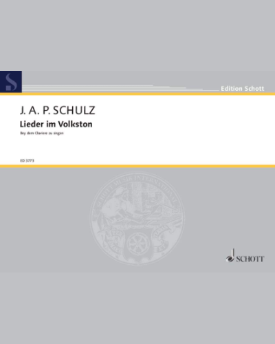 Lieder im Volkston — Johann Abraham Peter Schulz