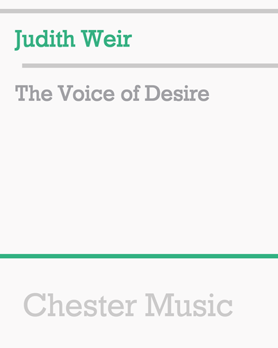 The Voice of Desire — 朱迪思·韦尔