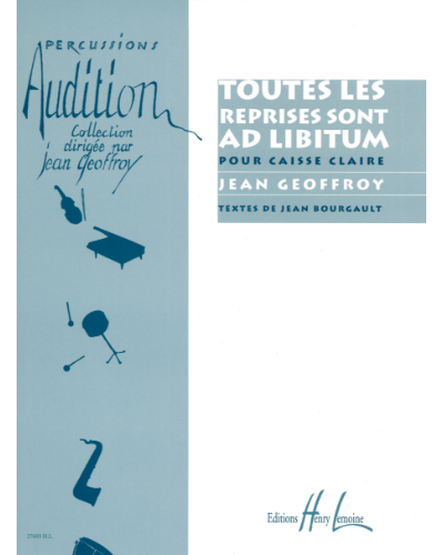 Toutes les Reprises Sont Ad Libitum — Jean Geoffroy