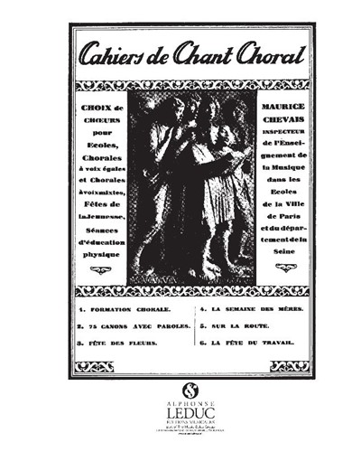 Cahiers de chant choral, Vol. 5 — Maurice Chevais