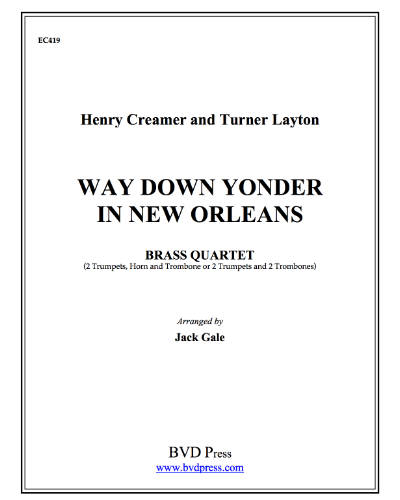 Way Down Yonder in New Orleans — Henry Creamer