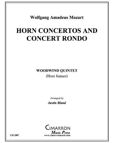 Horn Concertos and Concert Rondo, K. 412, K. 417, K. 447, K. 495 — 莫扎特