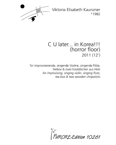 C U later... in Korea!!! (Horror Floor) — Viktoria Elisabeth Kaunzner