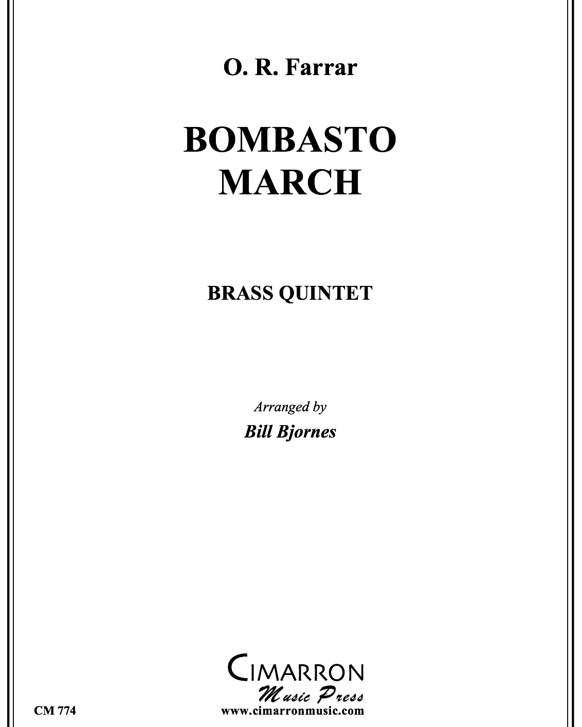 Bombasto March — Orin Farrar